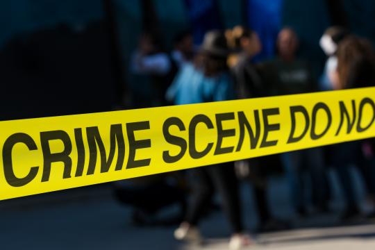 crime scene yellow tape