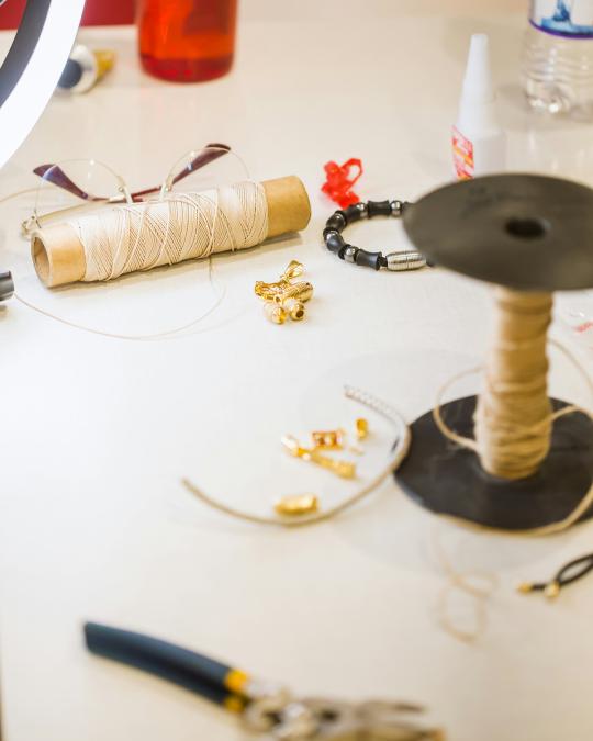 making jewelry