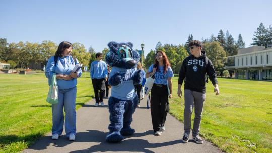 Students Walking