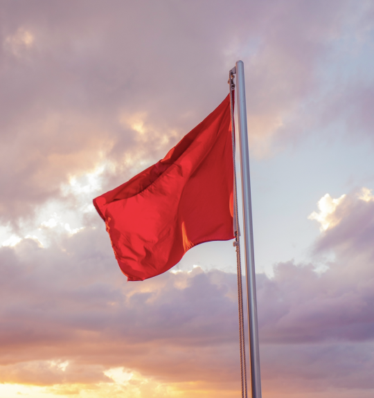 A red flag