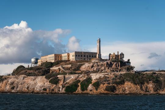 View of Alcatraz island