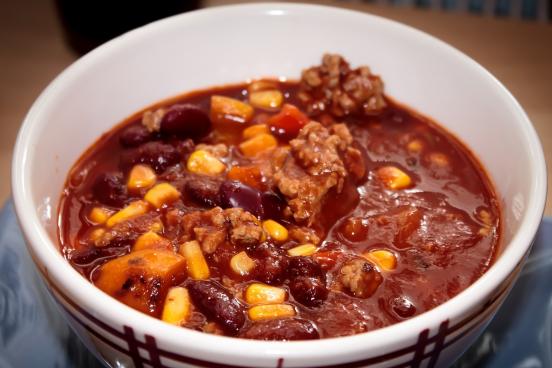 Bowl of Chili with beef