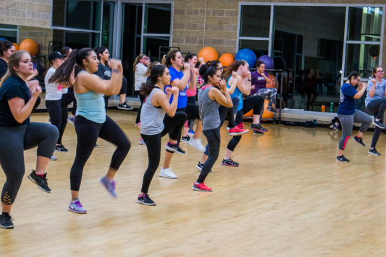 Sculpt class at the rec center