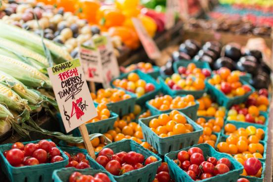 farmers market produce