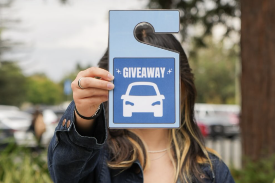 as giveaway