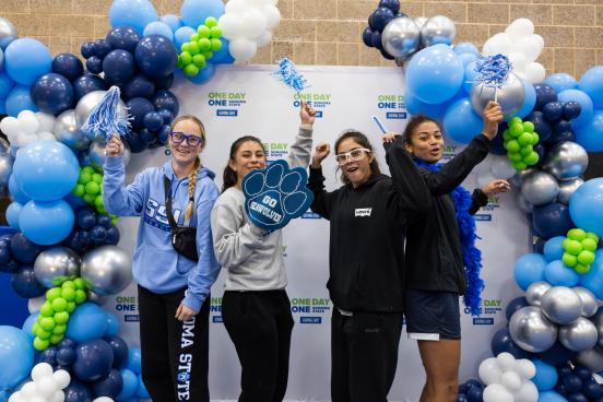 Students Celebrating