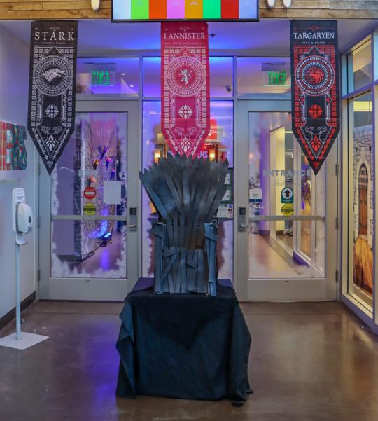 Game of thrones themed dinner at the kitchens