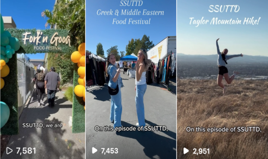 SSU things to do tiktok screenshot