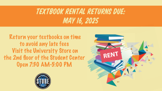 Textbook rental returns illustration
