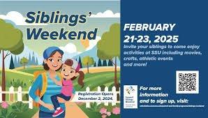 Siblings weekend poster