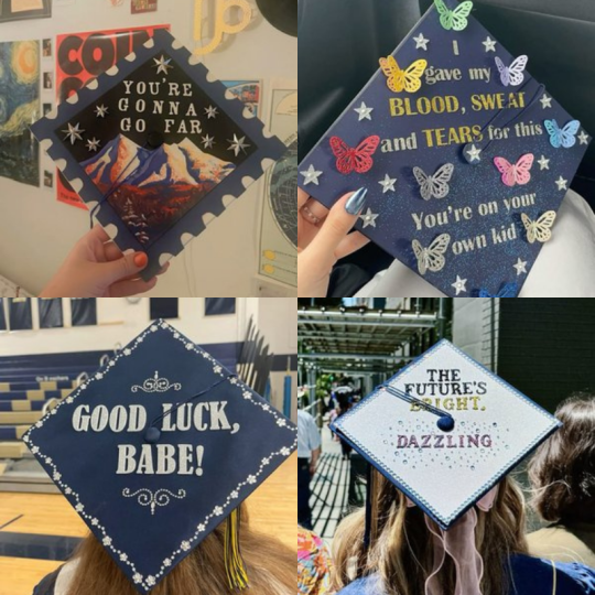 Song reference grad caps