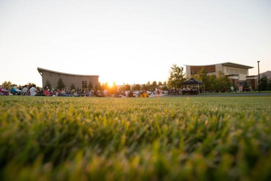 green music center lawn