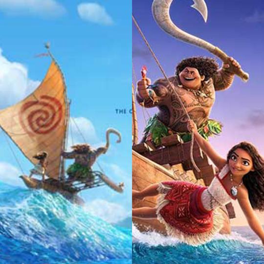 Moana 1 and 2 covers
