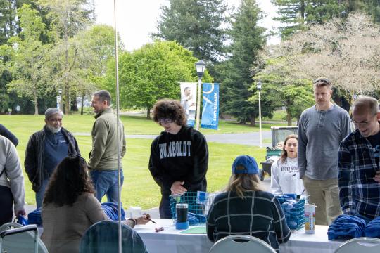 parent and family weekend check-in
