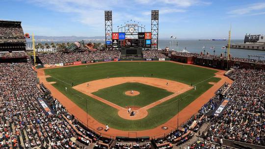 Giants game at Oracle Park 