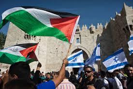 Jewish-Palestinian Flags 