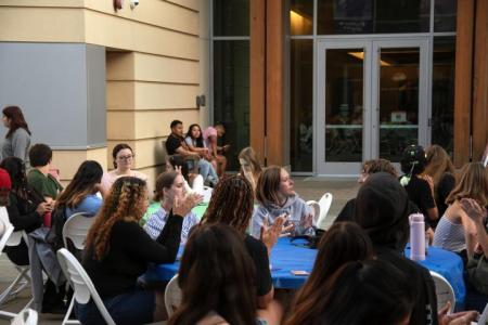 Students attending Culture Night